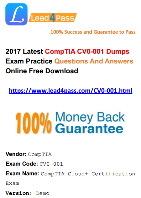 CV0-001 dumps