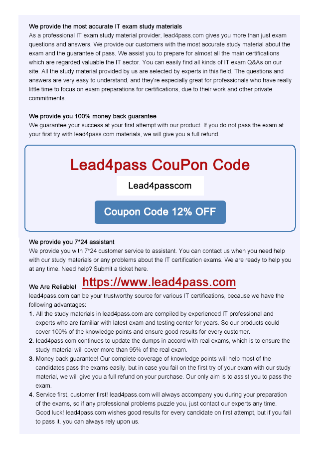 lead4pass 300-165 dumps