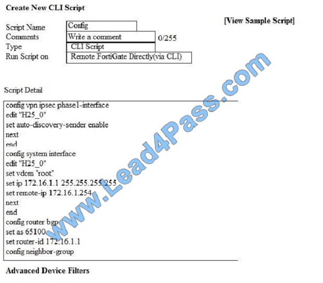 lead4pass NSE5_FMG-6.0 exam question q9