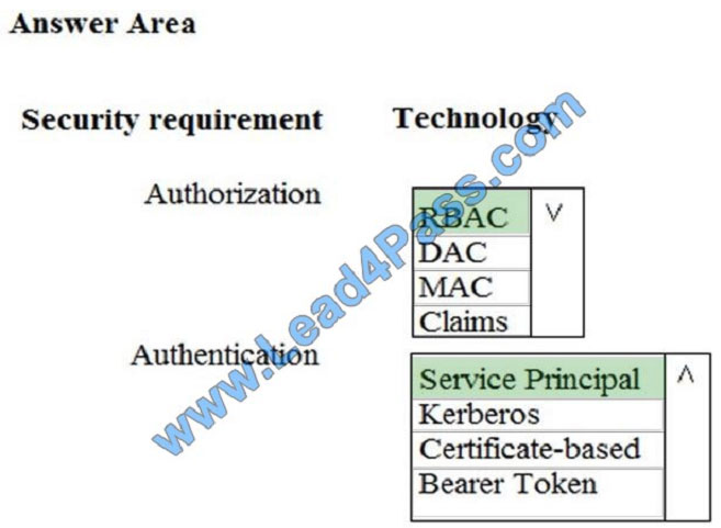 leads4pass dp-200 exam question q10-1