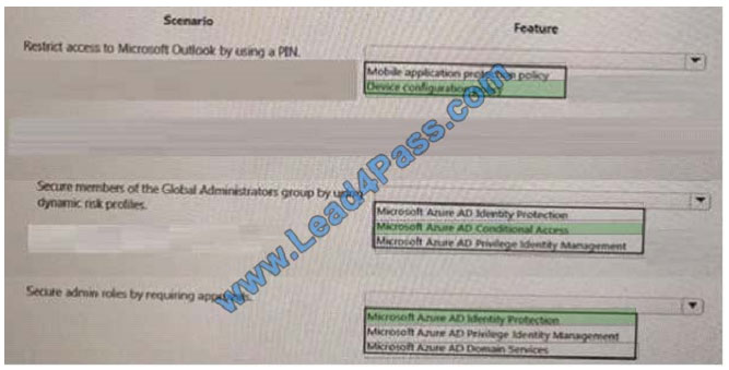 leads4pass ms-900 exam question q9-1