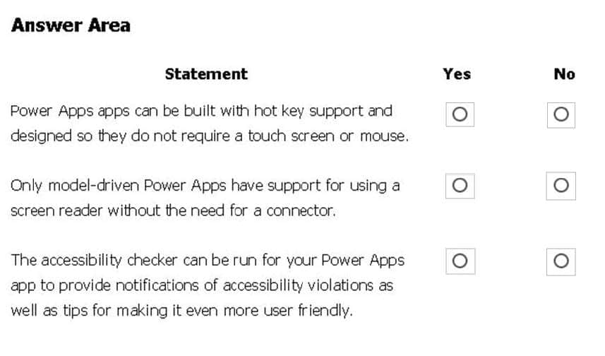 latest Microsoft PL-900 exam practice questions 159