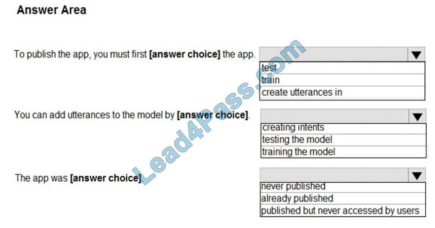 microsoft ai-100 certification exam q4-1
