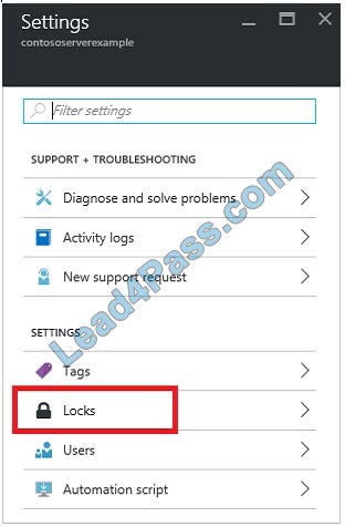 lead4pass az-500 dumps questions 11-1