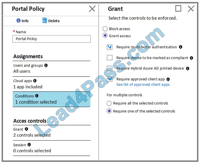 lead4pass az-500 dumps questions 9-1